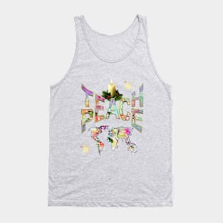 Teach Peace at All Times design Tank Top